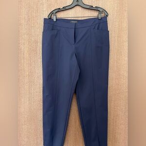 Lafayette 148 New York Navy Ankle Pants